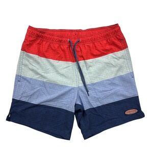 Vineyard Vines 7" Chappy Swim Trunks‎ 4-Panel Drawstring Men's Size Small